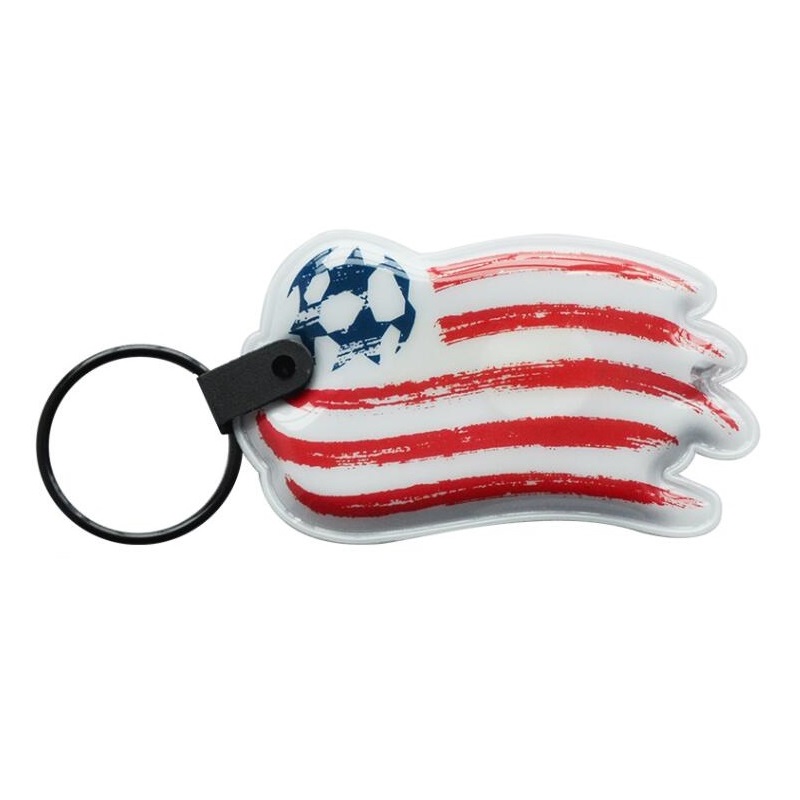 Custom Flag PVC LED Keychain