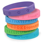 Debossed Silicone Wristband Bracelet (8