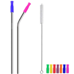 Straight / Bent Straw w/ Silicone Tip ( 1 straw)