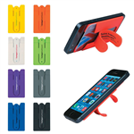 Silicone Slap Phone Wallet w/ Stand