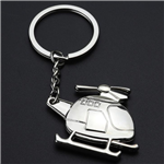 3D Metal Helicopter Keychain