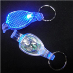 Clear LED Bottle Opener Keychain