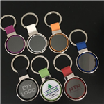 2 color Round rotate keyring