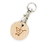 Wooden Token Keychain