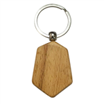 Tie Shape Wood Keychain