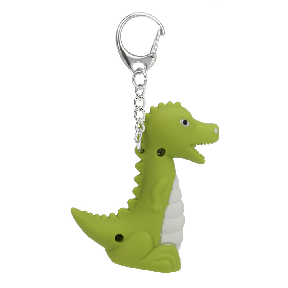 Cute Dinosaur LED Sound Keychain_Giftarget Inc