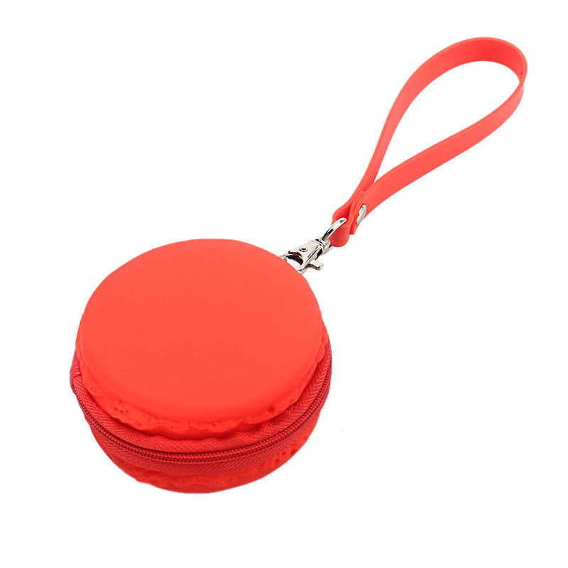 Round Silicone Coin Purse w/ Strap_Giftarget Inc