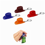 Cowboy Hat Bottle Opener Keychain