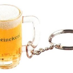 Liquid Filled Beer Mug Keychain