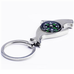 Shark Bottle Opener Compass Keychain