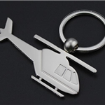 Metal Helicopter Keychain