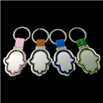 2 color Flower rotate keyring