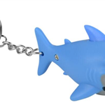 Shark LED Sound Keychain