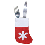 Mini Christmas Sock Cutlery Cover