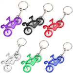 Bicycle Aluminum Bottle Opener Keychain