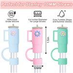 Silicon Straw Topper Cover