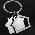 Double House Keychain