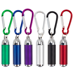 Aluminum Telescopic LED Keychain w/ Carabiner