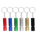 Emergency Survival Double Tube Whistle Keychain