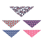 Medium Polyester Full Color Triangle Pet Bandanna (25