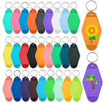Full Color Plastic Hotel Keychain